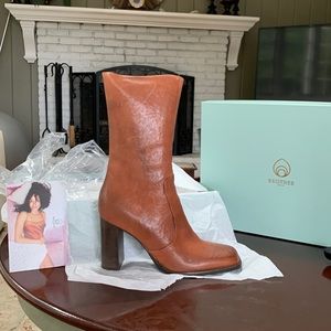Brother Vellies Lauryn ankle boot-in Whiskey size 10 -brand new in original box
